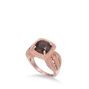 Levian Cushion Halo Chocolate Diamonds Ring